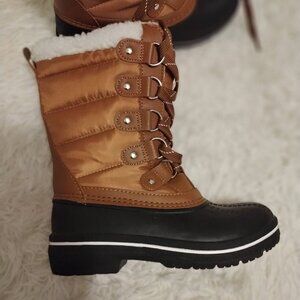 Girls Winter Boots DSG 3M Thinsulate Brown & Black